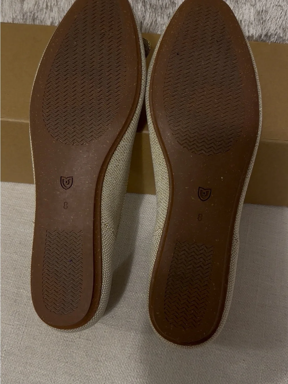 Rothys sparkling gold